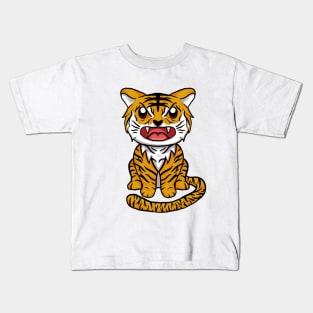 Kawaii Tiger Kids T-Shirt